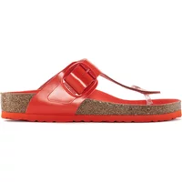 Women's flip-flops Birkenstock Gizeh Big Buckle Natural Leather Patent