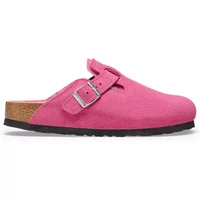 Lederclogs für Damen Birkenstock Boston Suede/ Shearling