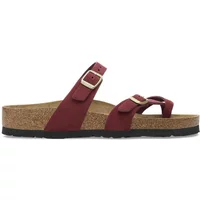 Women's flip-flops Birkenstock Mayari Soft Footbed Nubuck Leather