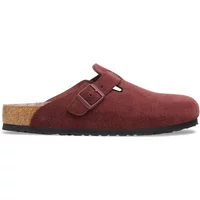 Sandals Birkenstock Boston BS Suede Leather Zifandel