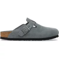Suede leather sandals Birkenstock Boston