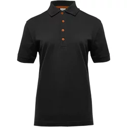 Women's Polo Shirt Black & Match Spirit