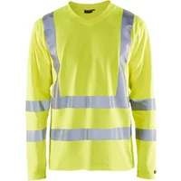 Long-sleeved high-visibility v-neck anti-uv T-shirt Blaklader