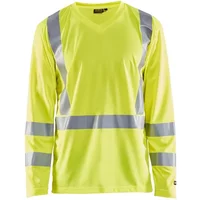 High-visibility v-neck anti-uv anti-odour long-sleeved T-shirt Blaklader