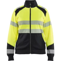 Women's High-Visibility Zip-Up Sweatshirt Blaklader