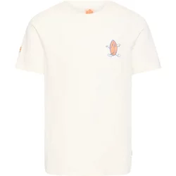 Embroidered T-Shirt Blend Sun Island
