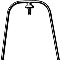 Velo Store - UK Large eyelet mudguard rod Buchel Zinc | Extra 10% off with Subscription, Postage £16.79 to UK Fedex.