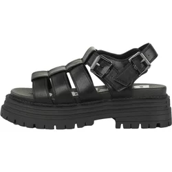 Buffalo - Lennox Fisher Vegan Nappa Black - Girl Sandals - Black - Eu 37 - Synthetic/Textile/Rubber