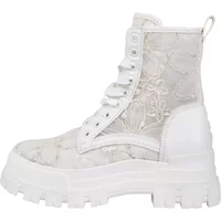 Vegan Textile Ankle Boots Buffalo Aspha RLD Bloom Flower
