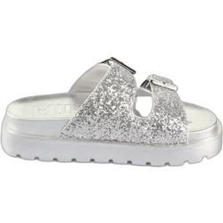 Women's Mules Buffalo Raya Ari Glam - Vegan Glitter