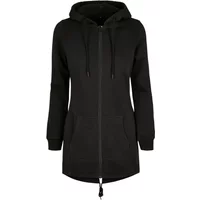 Long hooded sweatshirt with zip for women Build Your Brand