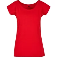 Damen T-Shirt mit weitem Ausschnitt Build Your Brand