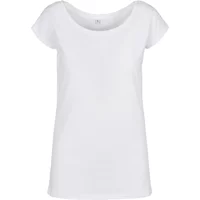 Damen T-Shirt mit weitem Ausschnitt Build Your Brand