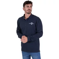 Long-sleeved knitted polo shirt Camberabero