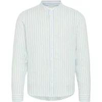 Striped long-sleeve linen shirt Casual Friday Anton