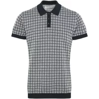 Geometric knitted polo Casual Friday Walter