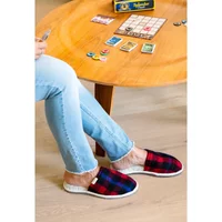 Checked slippers Caussün Simone