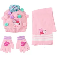 Mütze, Schal und Handschuhe Set Mädchen Cerda Peppa Pig