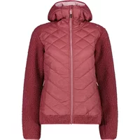 Women's hooded hybrid puffer jacket CMP image 2