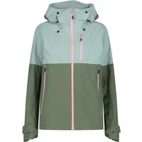Women's waterproof jacket with fixed hood CMP image 2