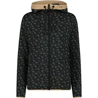 Printed hooded fleece for women CMP image 2