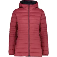 Women's long zip-up hooded Sorona Aura puffer jacket CMP image 2