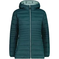 Women's long zip-up hooded Sorona Aura puffer jacket CMP image 2