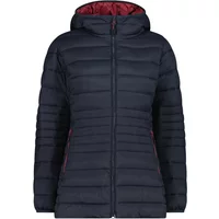 Women's long zip-up hooded Sorona Aura puffer jacket CMP image 2