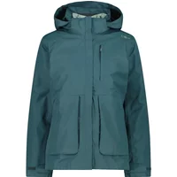 Women's zip-up puffer jacket with removable hood CMP image 2