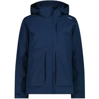 Women's zip-up puffer jacket with removable hood CMP image 2