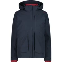 Women's zip-up puffer jacket with removable hood CMP image 2