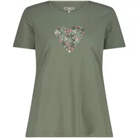 Printed Front Piqué Top Women CMP image 2