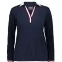 Women's long-sleeved polo shirt CMP