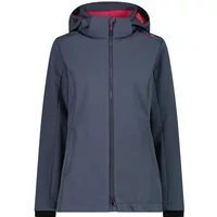 Women's zip-up hooded hiking jacket CMP image 2
