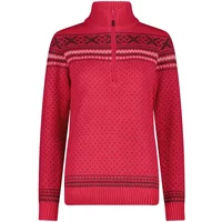 Women's 1/2 zip sweater CMP Wooltech image 2