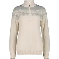 Women's 1/2 zip sweater CMP Wooltech image 2