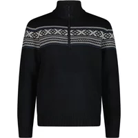 Knitted Jumper with Zip Collar CMP Wooltech image 2
