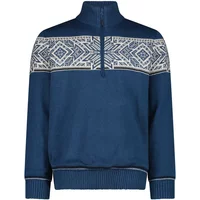 Knitted Zip Collar Pullover CMP image 2