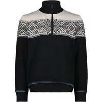 Knitted Zip Collar Pullover CMP image 2