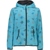 Girl hoodie CMP Floral Jacquard Pattern image 2