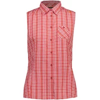 Checked sleeveless shirt for women CMP image 2