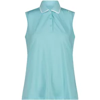 Woman's sleeveless Polo shirt CMP image 2