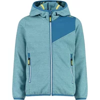Hooded jacquard knit fleece for girls CMP image 2
