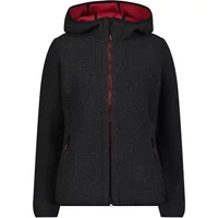 Women's wool hooded jacket CMP image 2