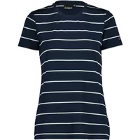 Women's striped round neck T-shirt CMP
