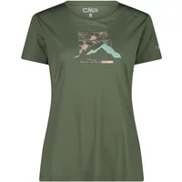 Rundhals T-Shirt aus Merinowolle für Damen CMP