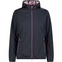 Women's waterproof hooded jacket with printed lining CMP image 2