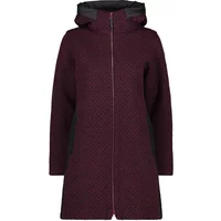 Women’s hooded wooltech coat CMP image 2