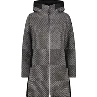 Women’s hooded wooltech coat CMP image 2