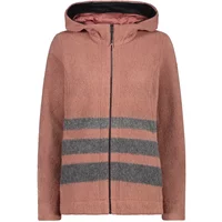 Women's zipped wooltech hoodie CMP image 2